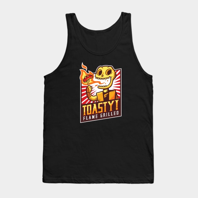 Toasty Grill Tank Top by oktobear